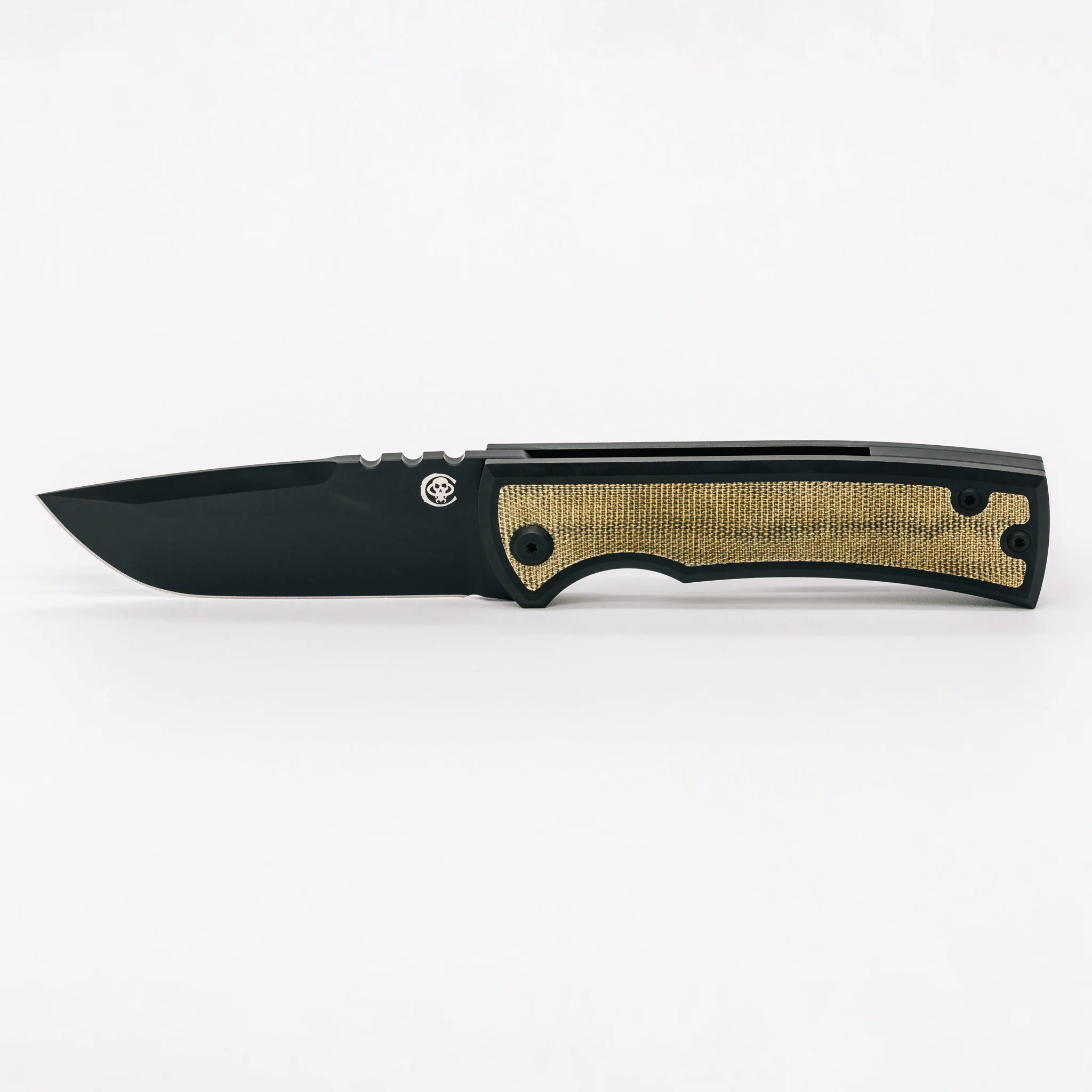 229 Redencion Kickstop DP - Large Green Micarta