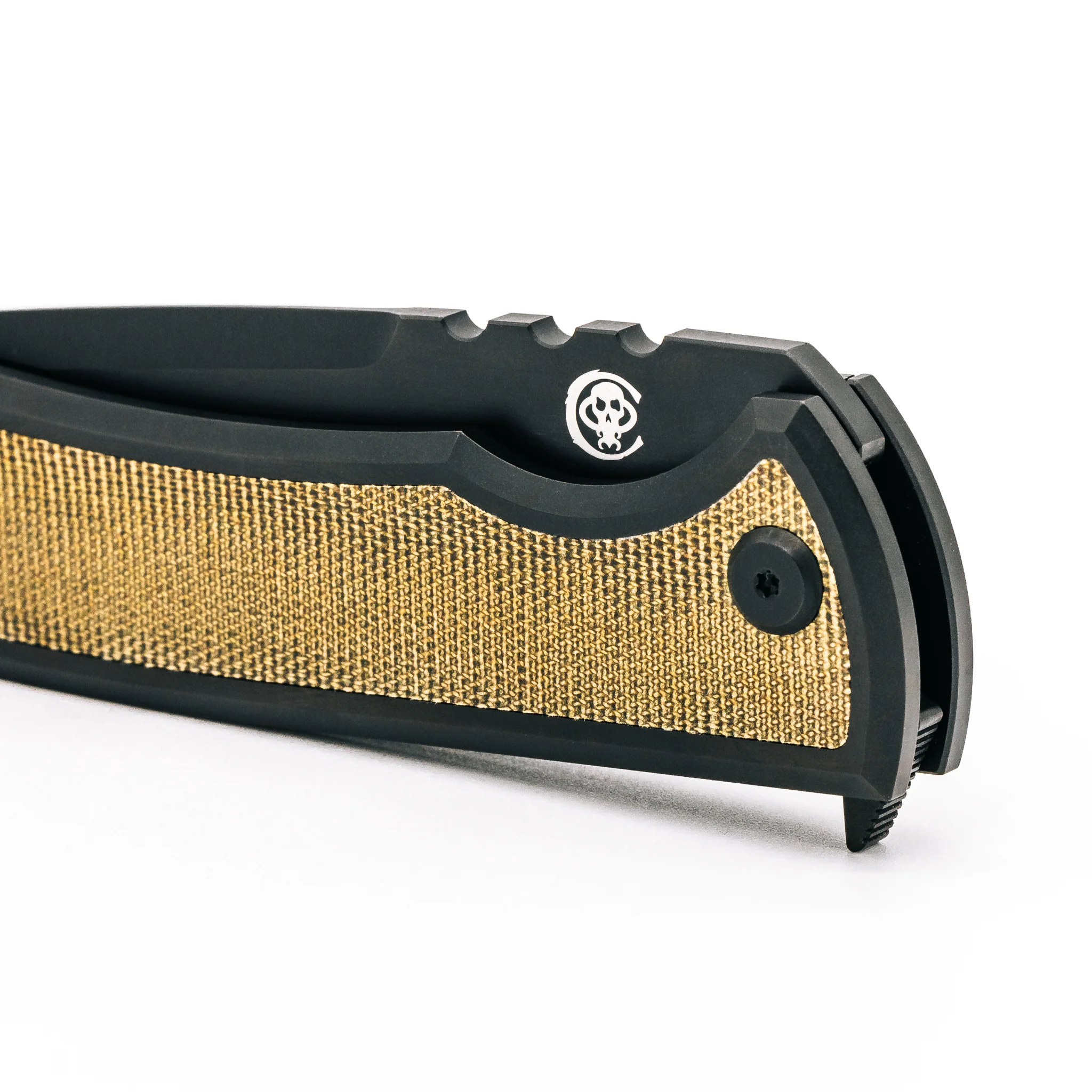 229 Redencion Kickstop DP - Large Green Micarta - Image 4